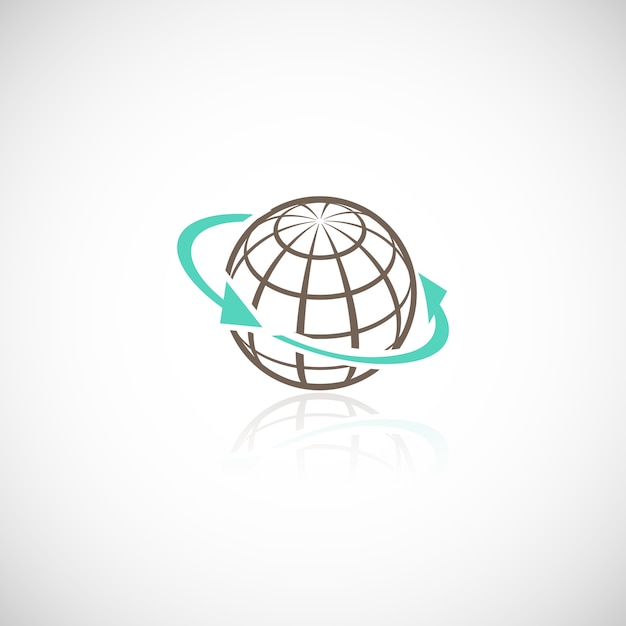 Global networking connection sphere social media worldwide concept