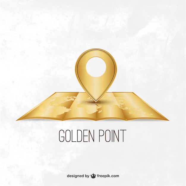 Free Vector golden point