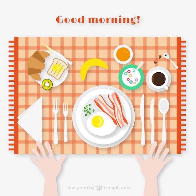 Free Vector good morning!