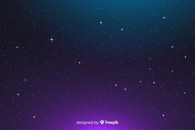 Gradient abstract constellation background