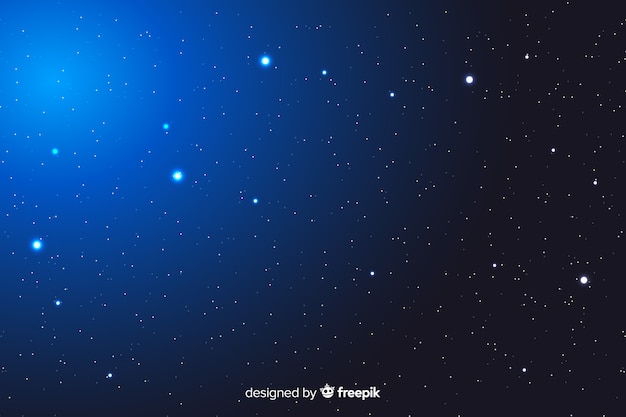 Free Vector gradient abstract starry night background