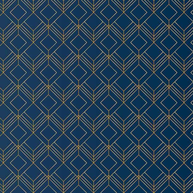 Free Vector gradient art deco pattern design