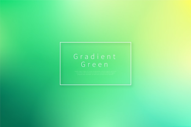 Free Vector gradient background in green tones