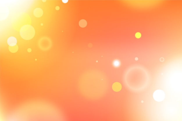 Free Vector gradient background with bokeh effect