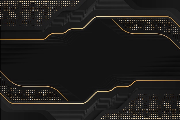 Gradient black background with golden textures