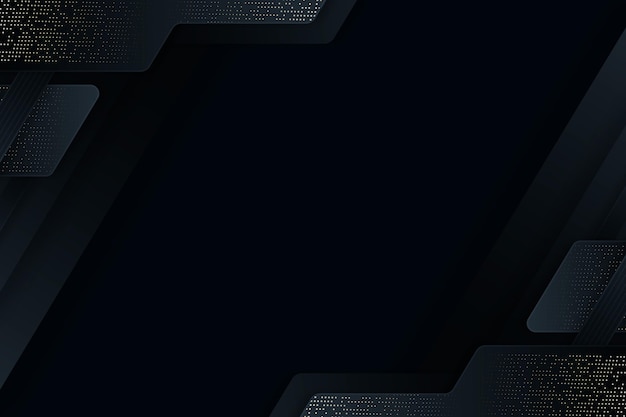 Free Vector gradient black background with golden textures