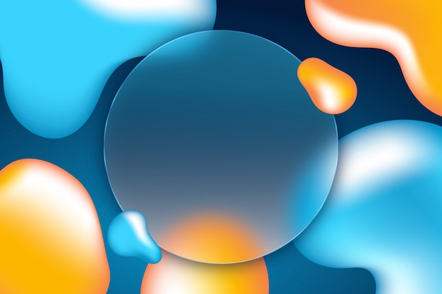 Gradient glassmorphism background