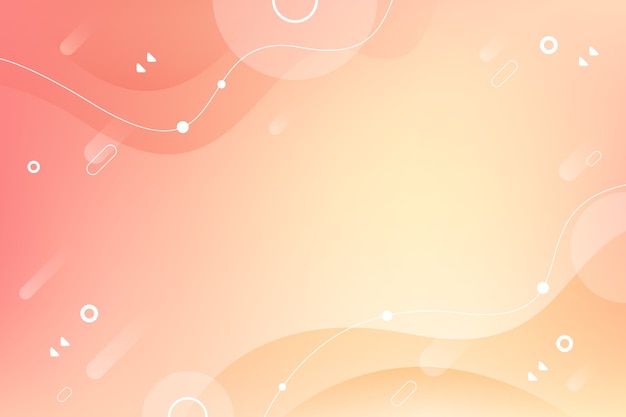 Free vector gradient light peach background