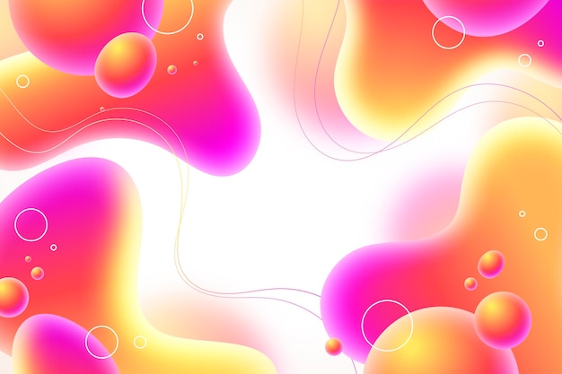 Free Vector gradient liquid abstract background