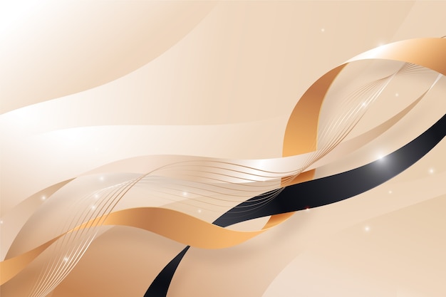 Free Vector gradient luxury ribbon background