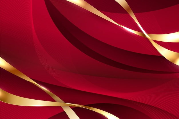 Free Vector gradient luxury ribbon background