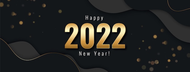 Gradient new year social media cover template