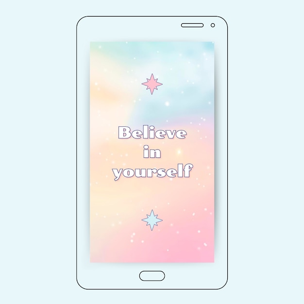 Free Vector gradient pastel colorful smartphone wallpaper