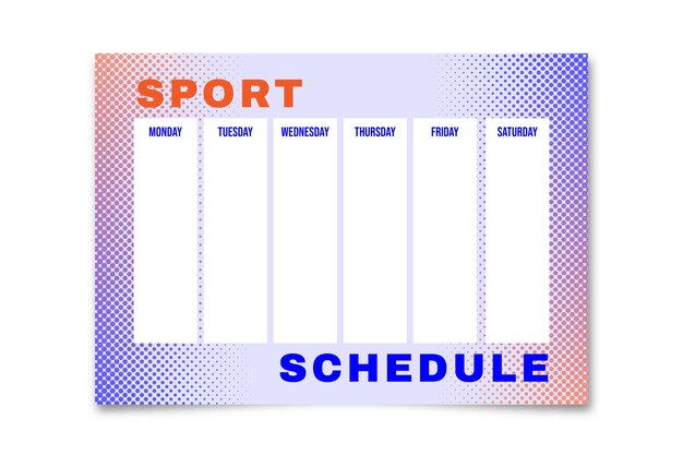 Gradient personal trainer schedule