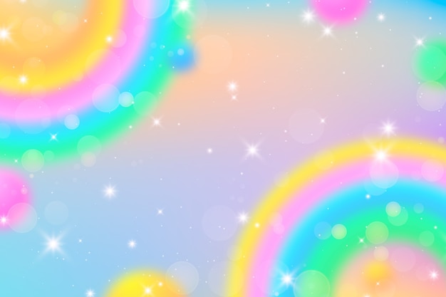 Free Vector gradient rainbow glitter background