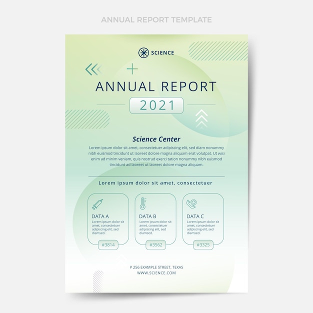 Free Vector gradient science annual report