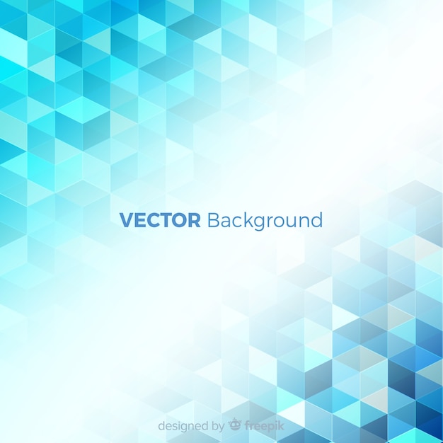 Free Vector gradient triangles background