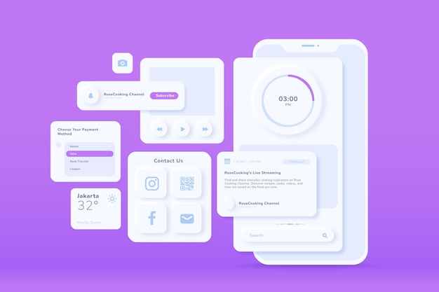 Gradient ui ux background