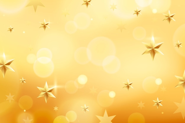 Free vector gradient yellow star background