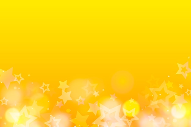 Free vector gradient yellow star background