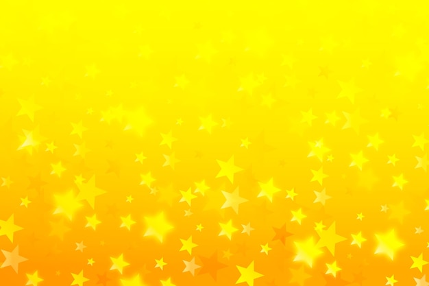 Free vector gradient yellow star background