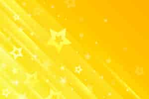 Free vector gradient yellow star background