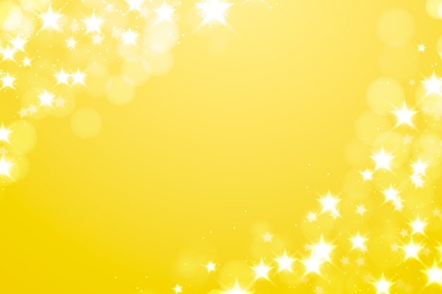 Free vector gradient yellow star background