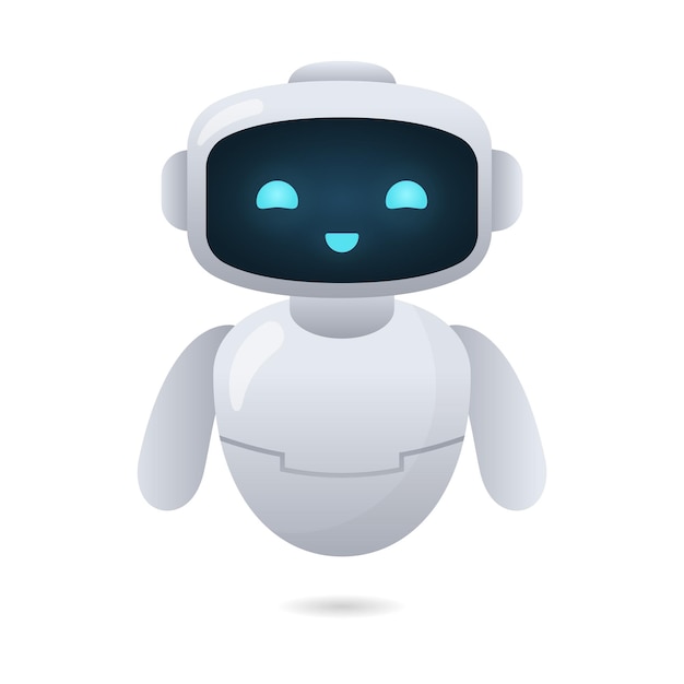 Free Vector graident ai robot vectorart