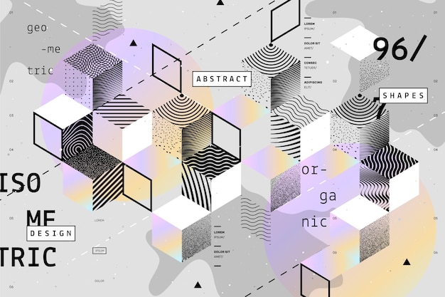 Free vector graphic design geometric background