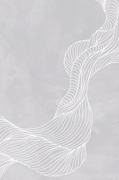 Free Vector gray abstract line frame