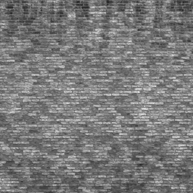 Free Vector gray brick wall texture