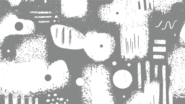 Free Vector gray ink stroke pattern