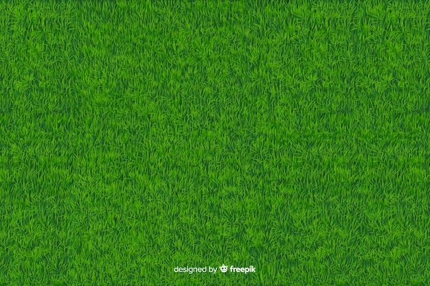 Free vector green grass background realistic style