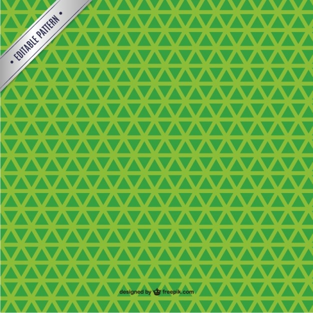 Free vector green little triangles pattern