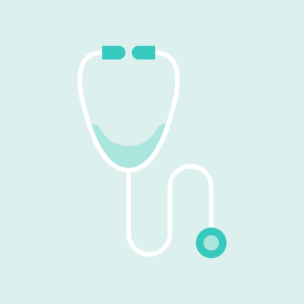 Free Vector green stethoscope element vector