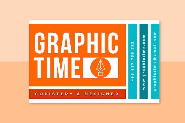 Free Vector grid graphic design cards