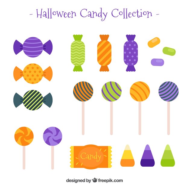 Halloween candies with lovely style