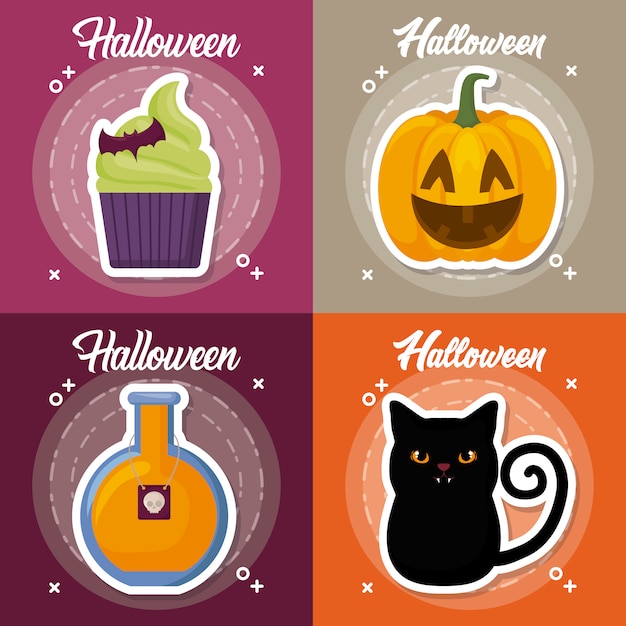 Halloween celebration set