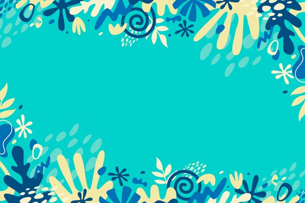 Hand drawn abstract doodle background