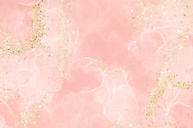 Hand drawn background with glitter