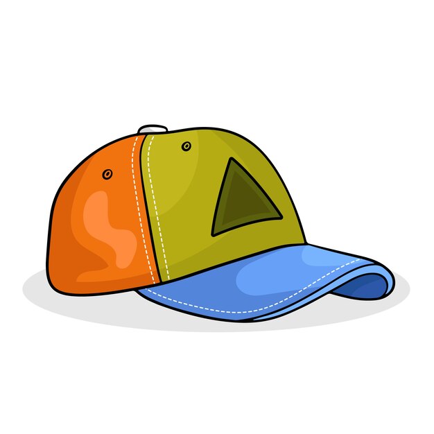 Hand drawn cap cartoon illustration