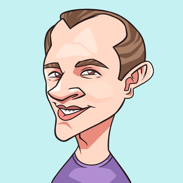 Free Vector hand drawn caricature illustration