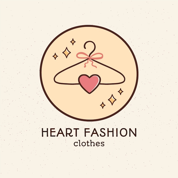 Free Vector hand drawn clothing store design