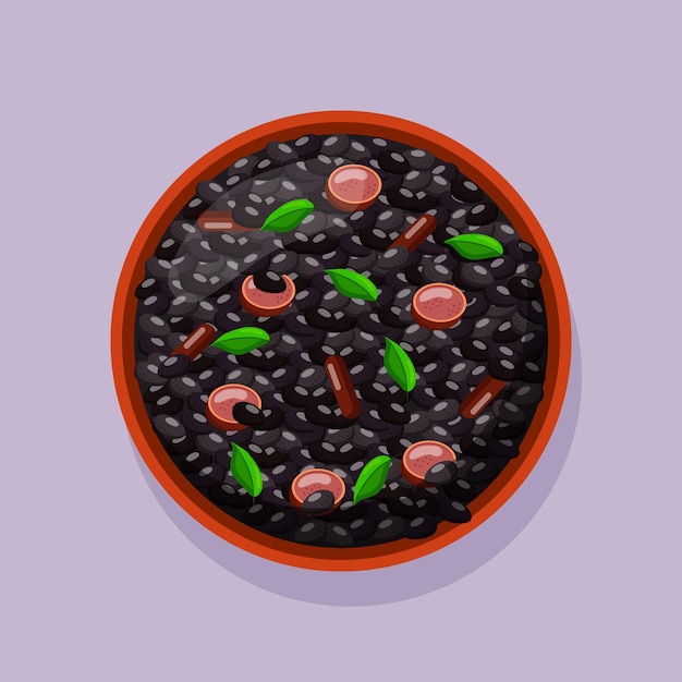 Free Vector hand drawn feijoada illustration