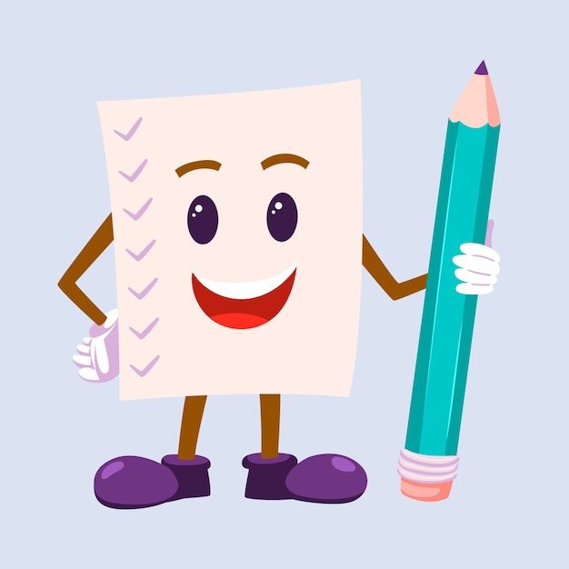 Free vector hand drawn flat paper cartoon illustration