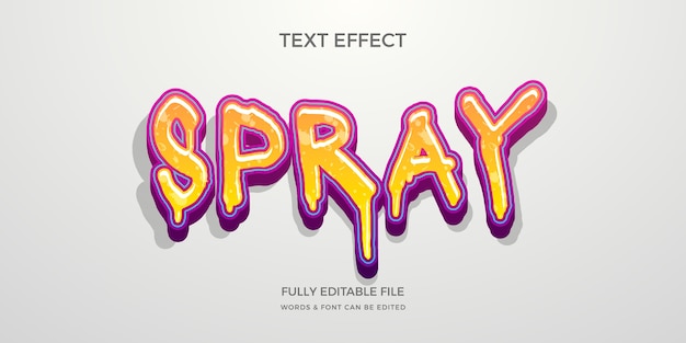 Free Vector hand drawn graffiti text effect