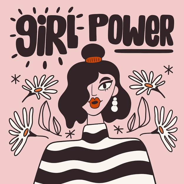 Free Vector hand drawn illustration for international women's day celebration