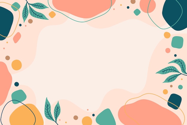 Free Vector hand drawn minimal background