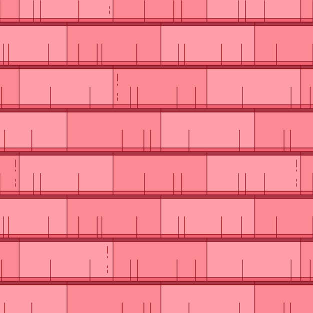 Free Vector hand drawn roof tile pattern design