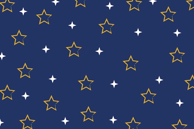 Free Vector hand drawn stars background